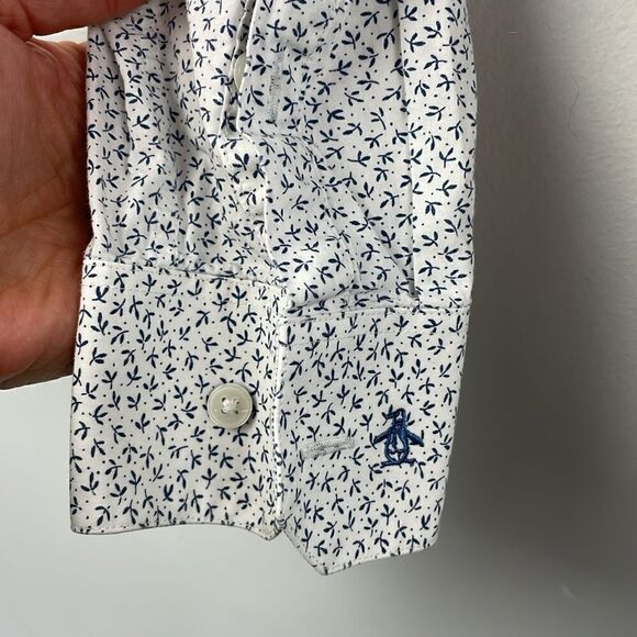 Original Penguin Men’s Slim Fit Button Down Long Sleeve Shirt - Picture 4 of 12